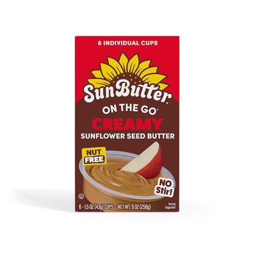 SunButter On-the-Go Cups Creamy gluten-free and soy-free for busy days.