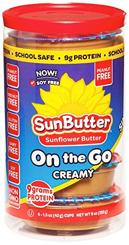 SunButter On-the-Go Cups Creamy perfect for sandwiches or snacks.