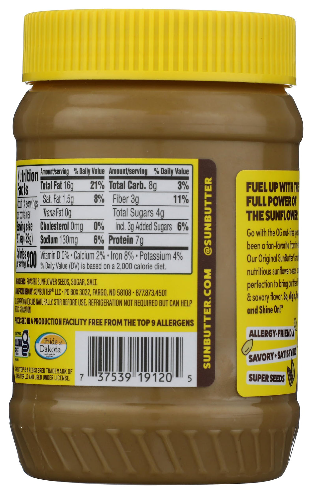 SunButter Original spread on toast for a wholesome, nut-free breakfast.
