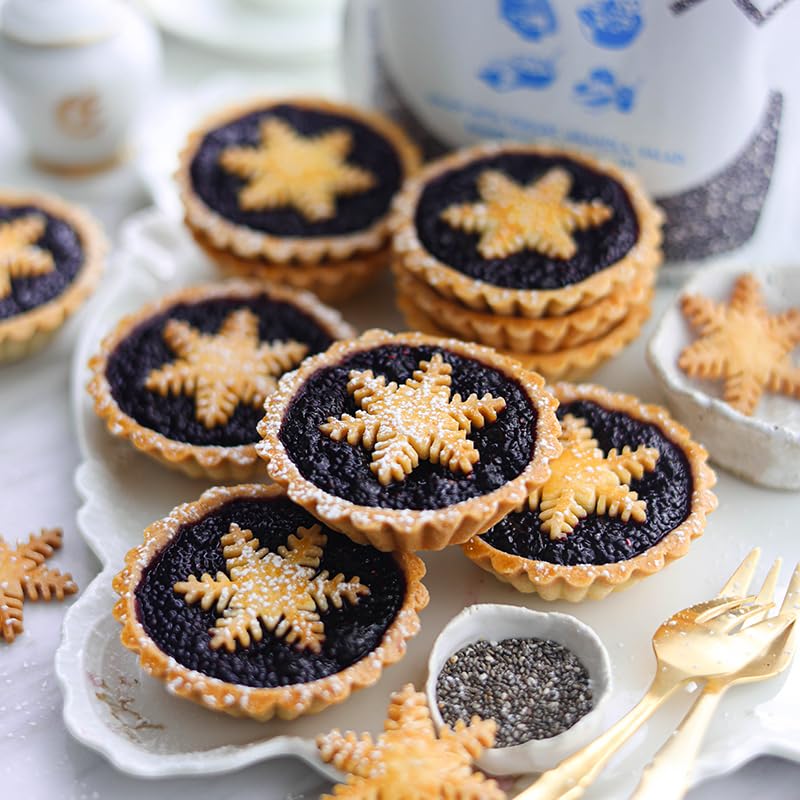 Suncore Foods Organic Black Chia Seeds thickening sauces, puddings, and desserts.