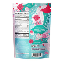 Suncore Foods Rose Petals Bloom - bloom-tea-brew for a floral, caffeine-free cup.