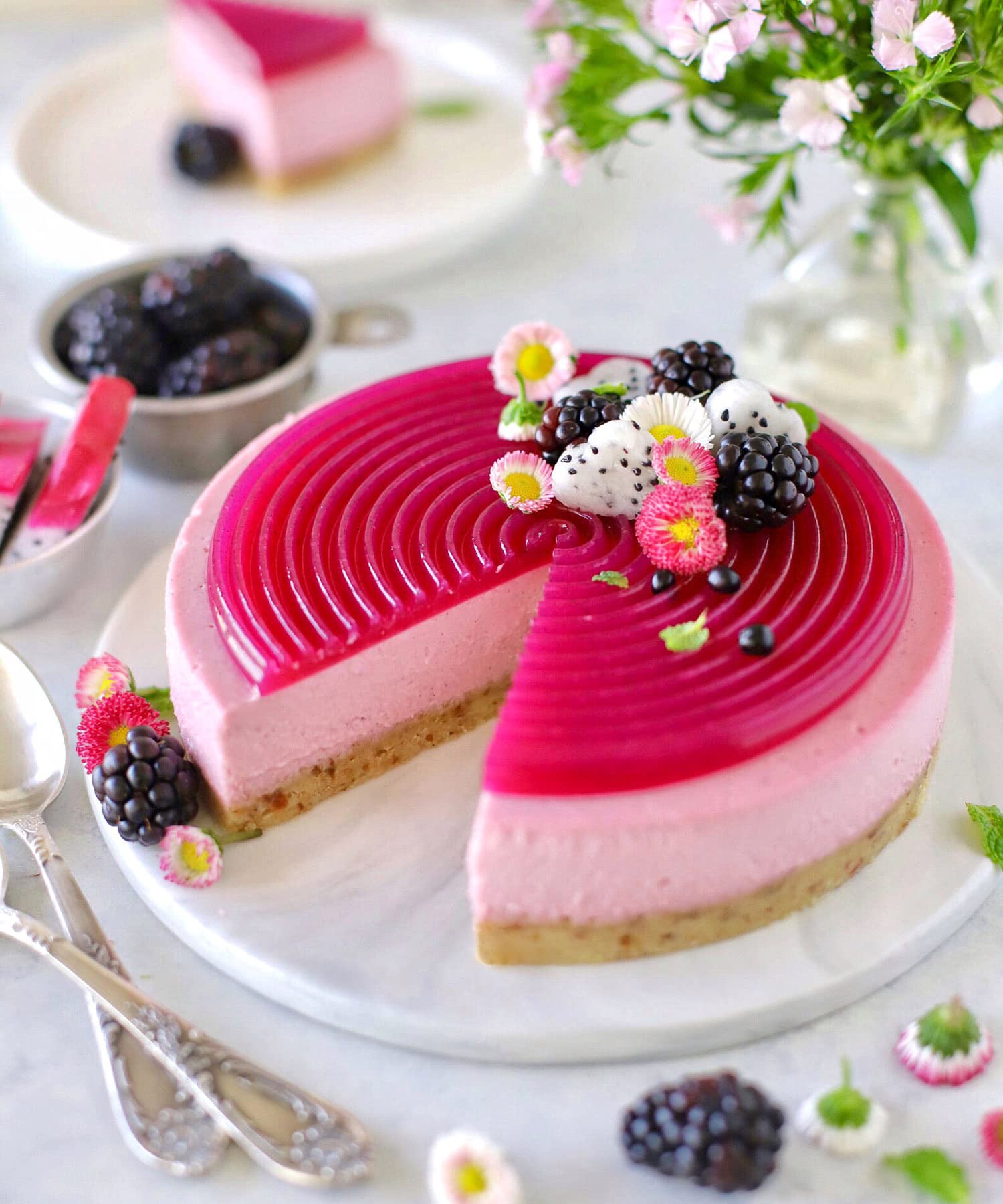 Suncore Foods Pink Pitaya Powder dessert color boost for gelatin treats and pastries