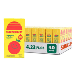 SunCup apple juice box front view for kids’ lunchbox convenience