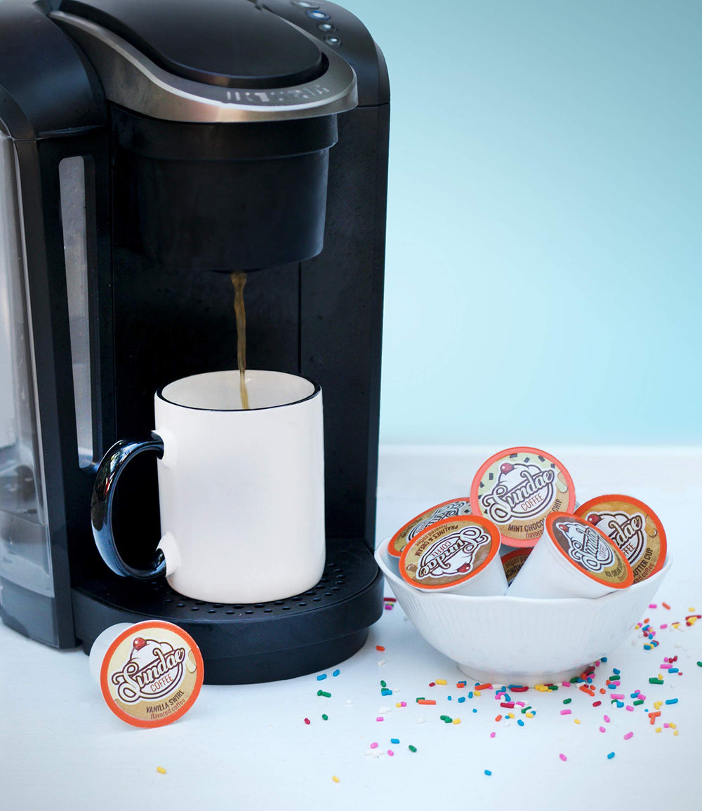 Sundae Coffee arabica beans image emphasizing high-quality beans for rich aroma.