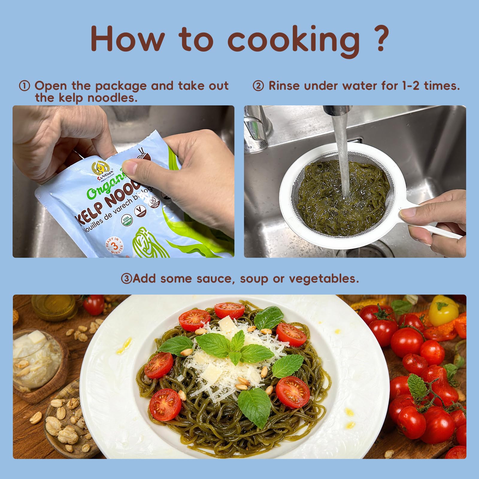 SUNGIVEN noodles shown in a stir-fry idea for quick dinners