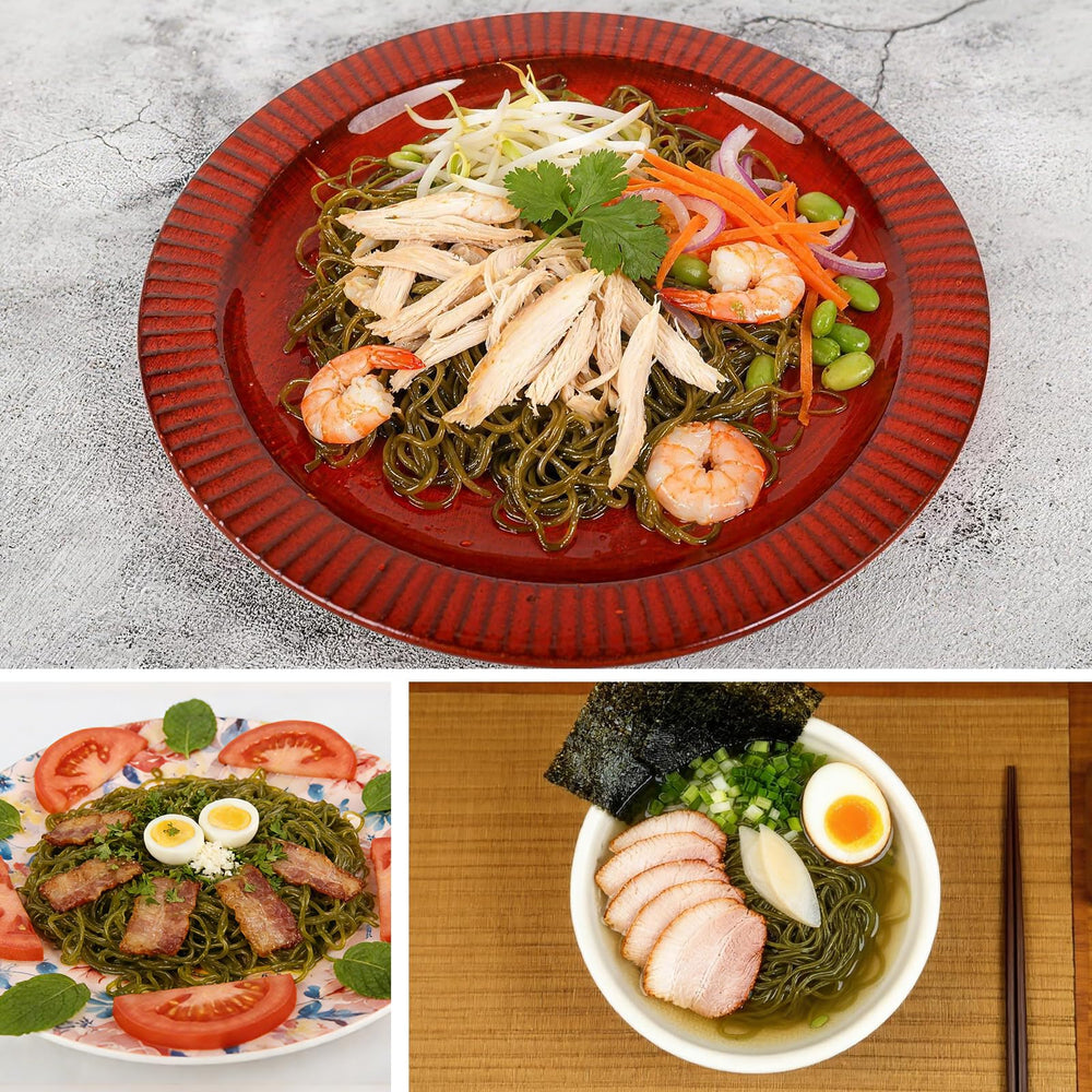 SUNGIVEN Organic Kelp Noodles served as a light vegan meal option