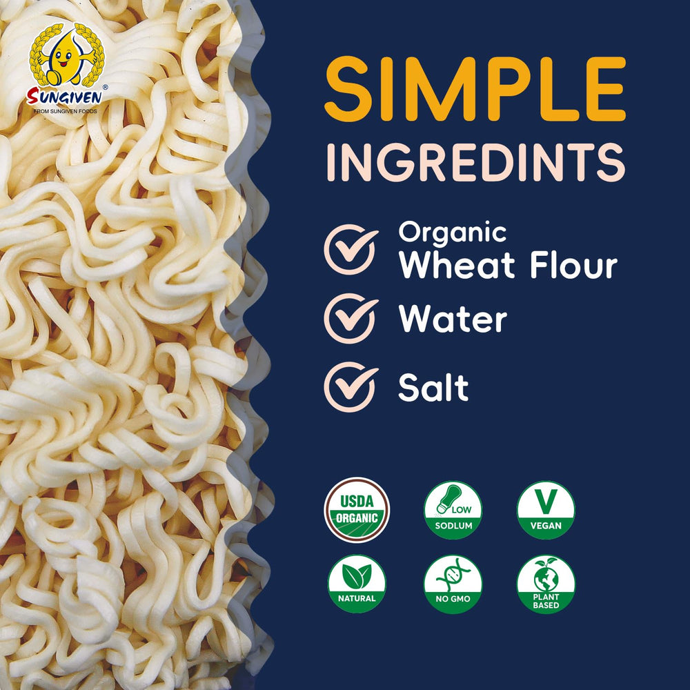 SUNGIVEN ramen bowl ready in 3 minutes with steam and aroma
