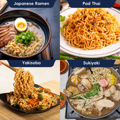 SUNGIVEN ramen ingredients close-up highlighting organic non-GMO grains