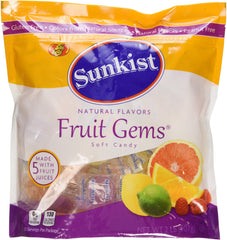 Sunkist Fruit Gems 32oz pouch ready for on-the-go snacking