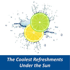 Sunkist Singles To Go Lemon Lime being poured into water bottle for refreshing hydration.