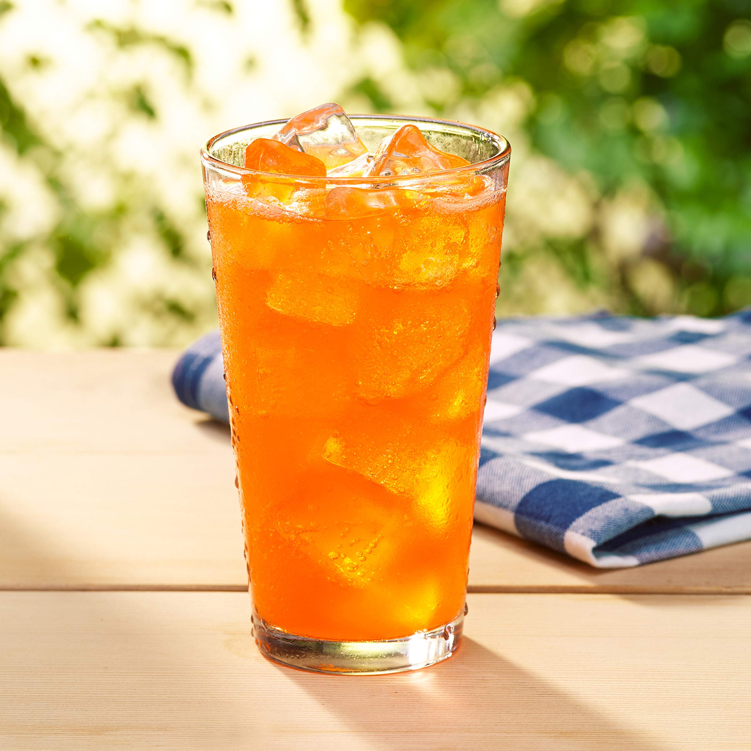 Sunkist Zero Sugar orange soda label closeup