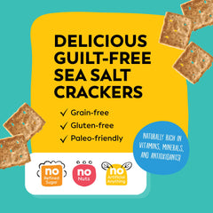 Sunnie crackers baked to a crispy finish