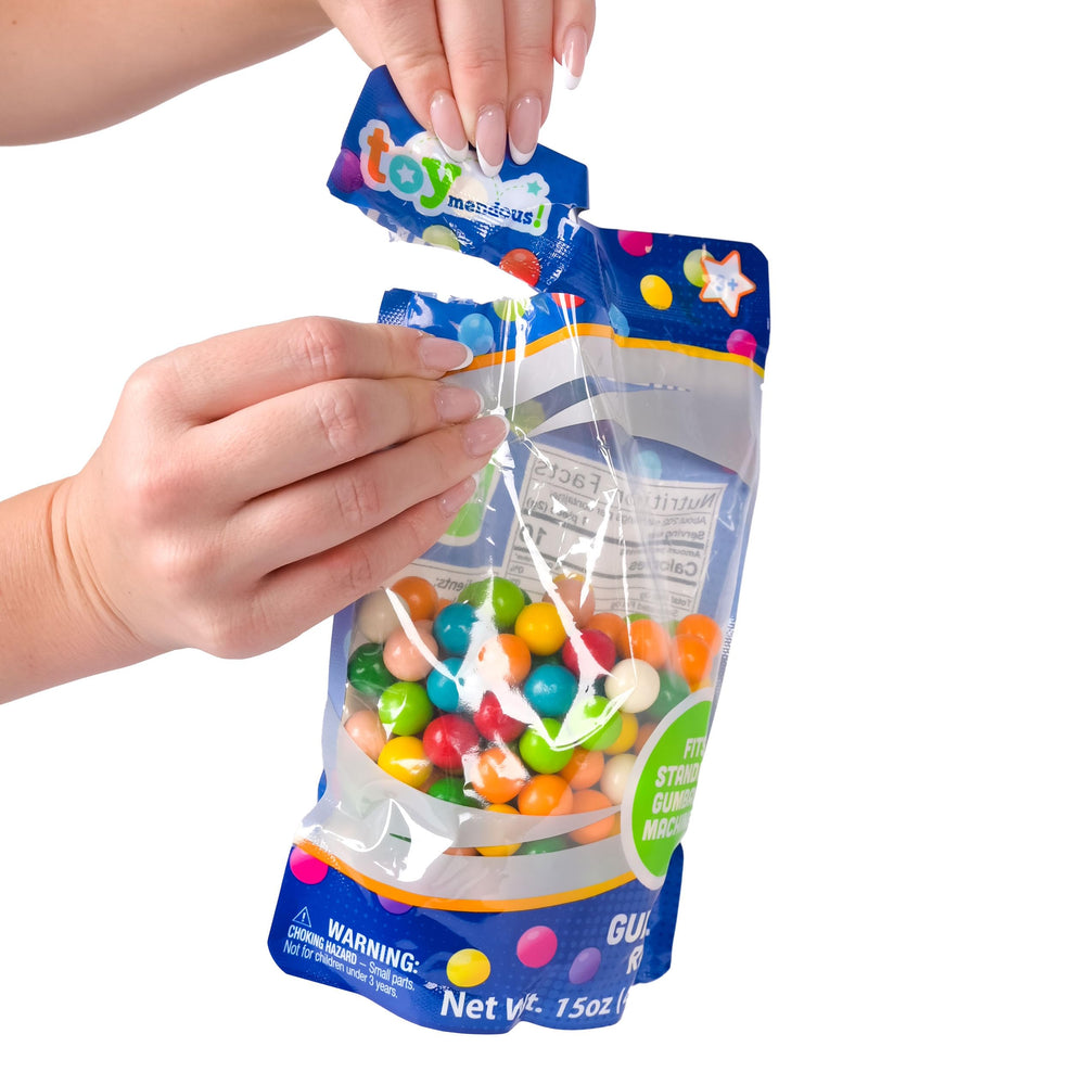 Bubble-blowing fun with seven colors and fruity flavors from Toymendous Gumballs 15oz