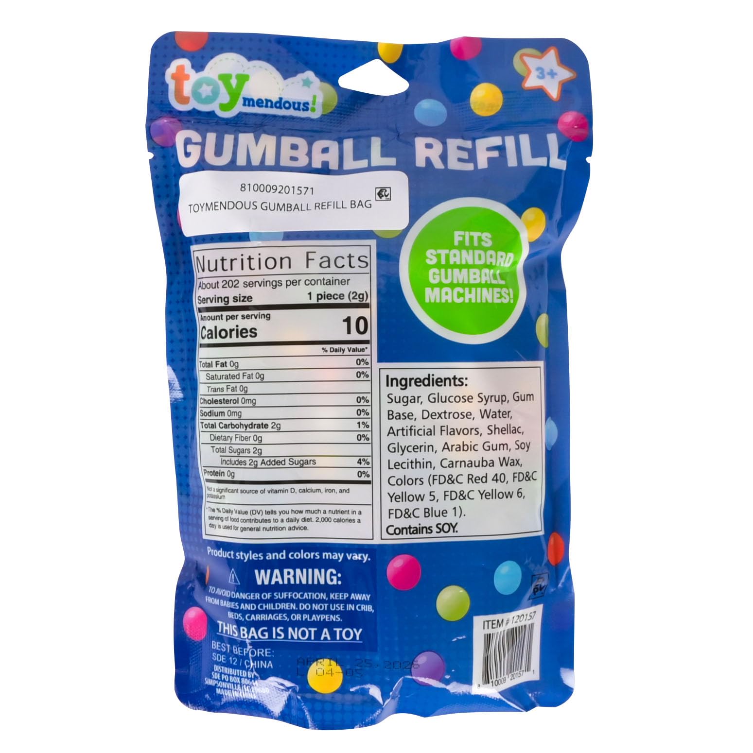 Family-friendly gluten-free Toymendous Gumballs ideal for shared snacking