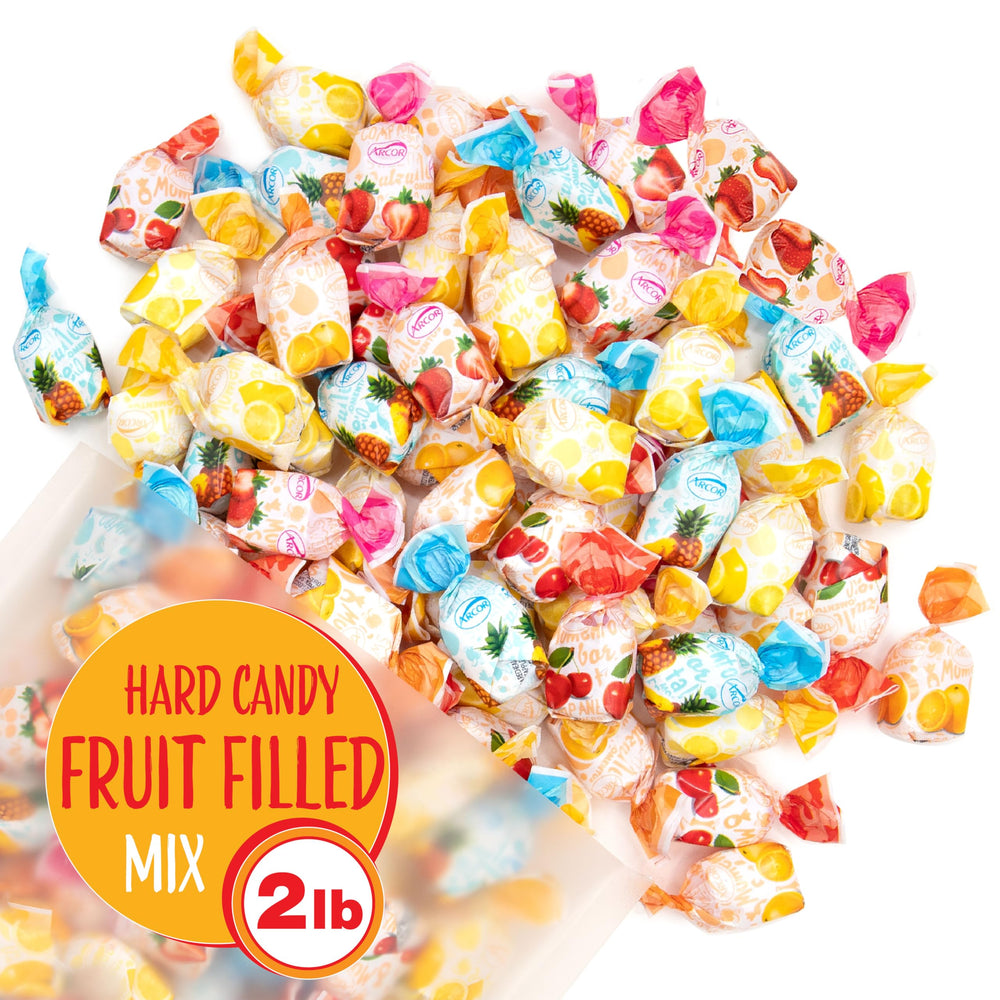 Sunny Island Arcor cherry flavor candy bright color on display