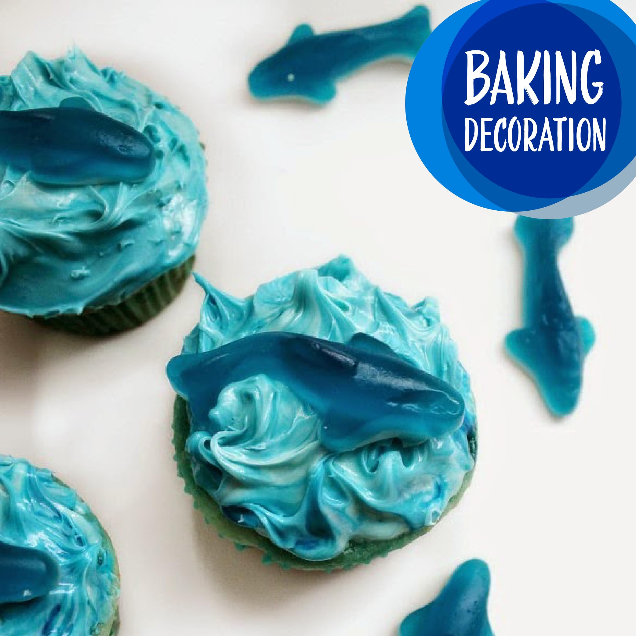 Sunny Island Blue Sharks dessert-table display signals ocean-themed fun for gatherings