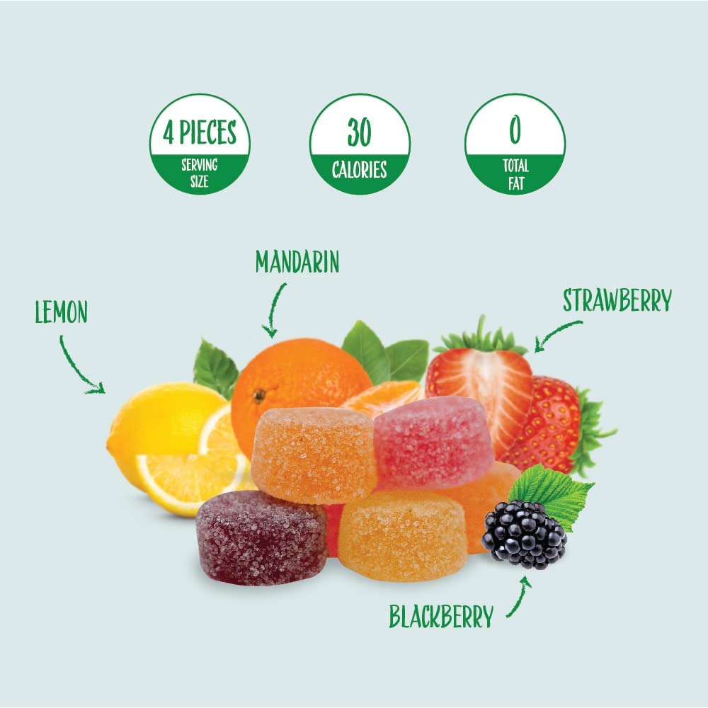 SUNNY ISLAND Bonelle strawberry-fruit jelly candy, naturally flavored and dye-free.