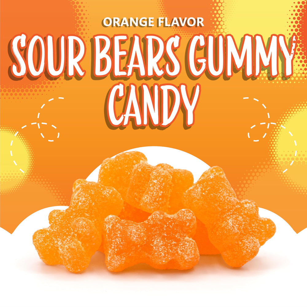 Sunny Island bulk candy orange bears ideal for gifting and sharing
