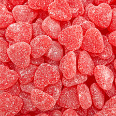 Sunny Island Candy Hearts cherry bag front view, ideal for buffets and gifting.