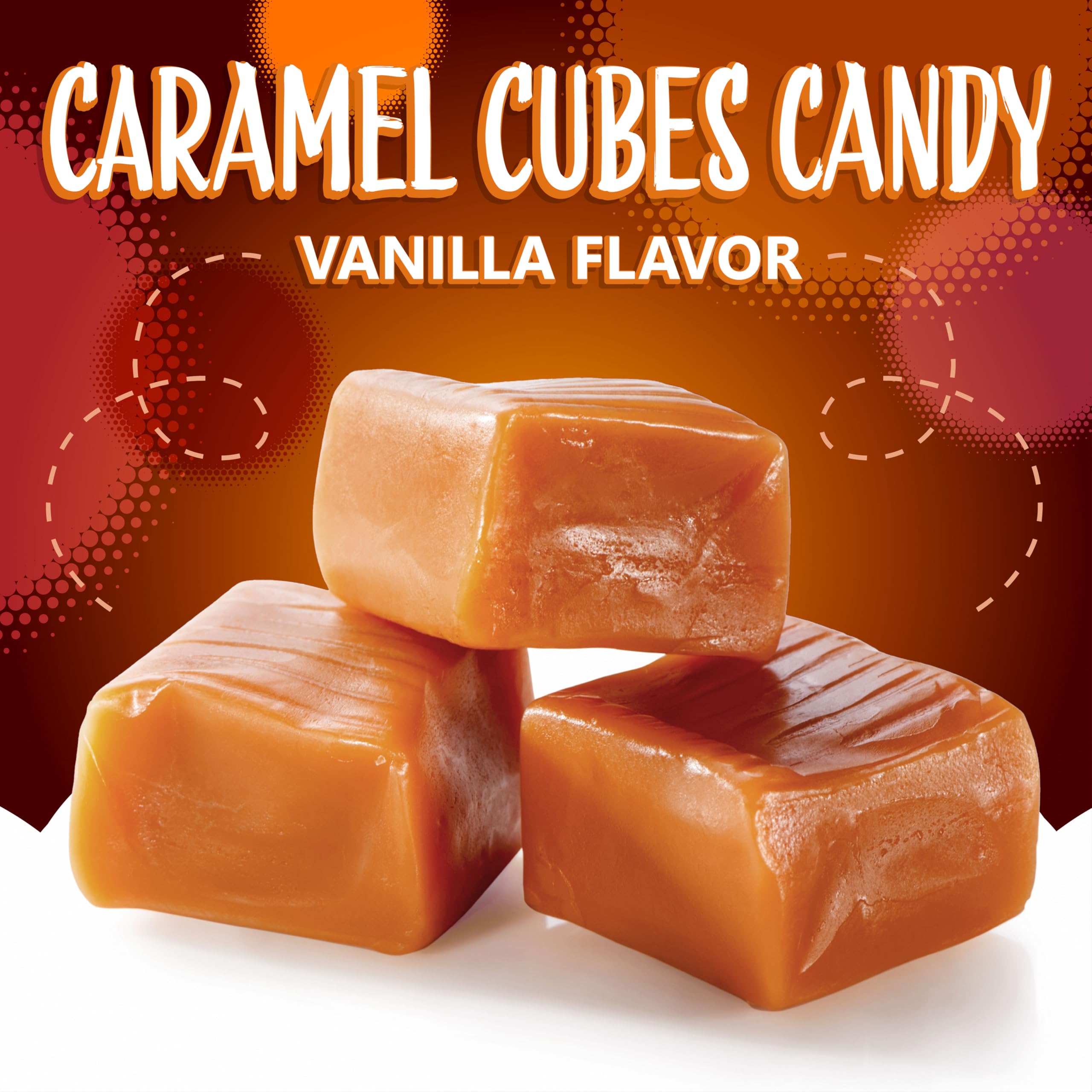 Sunny Island Caramel Cubes Sundae Topping elevates ice cream