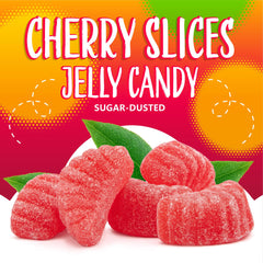 Sunny Island Cherry Slices on a dessert table, adding vibrant holiday color.