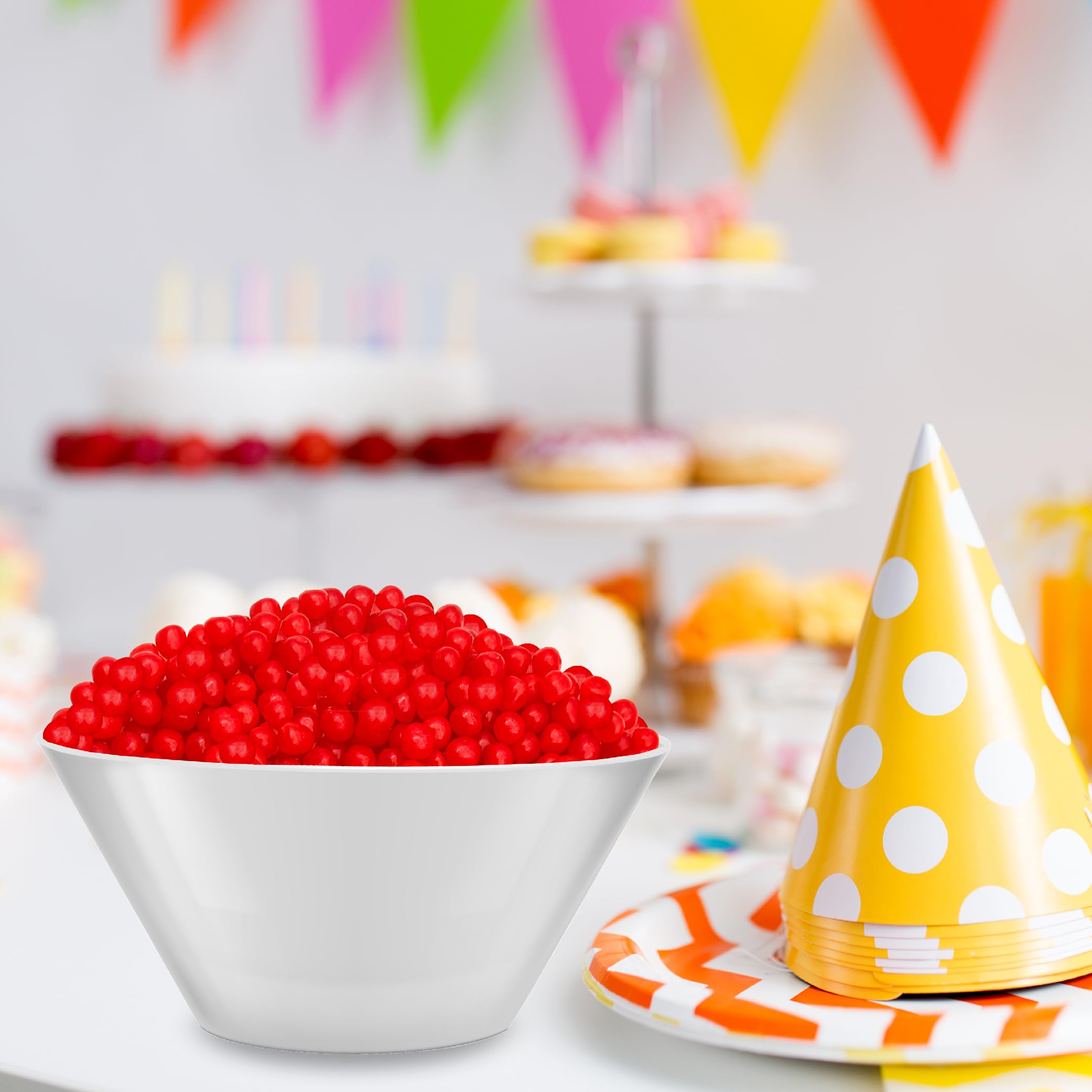Bulk 3lb bag of Sunny Island Cherry Sours sits on a display table
