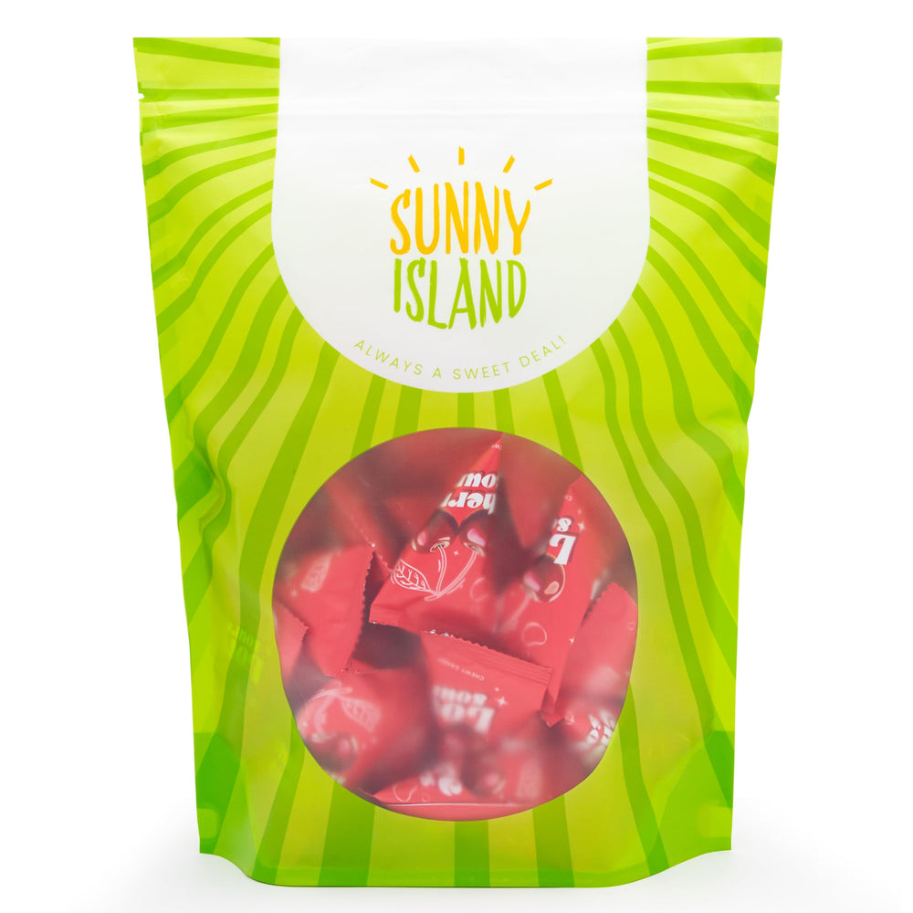 Sunny Island Cherry Sours party favors for gifting and events.
