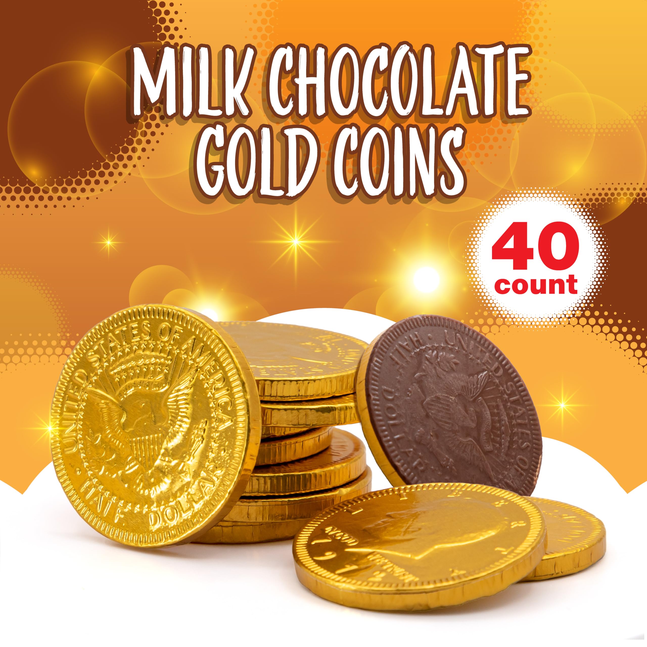 Sunny Island gold foil-wrapped coins ideal for goodie bags
