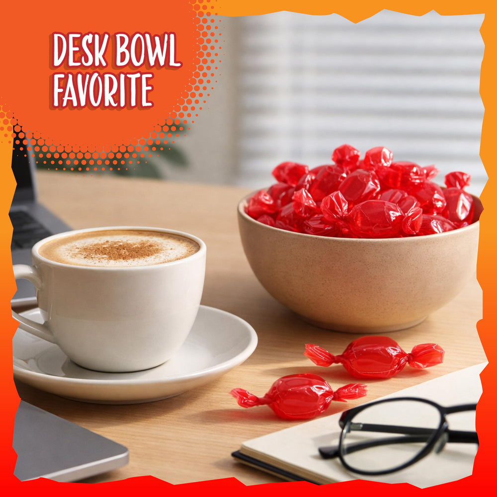 Sunny Island Cinnamon Discs office bowl offer quick, nostalgic treats.