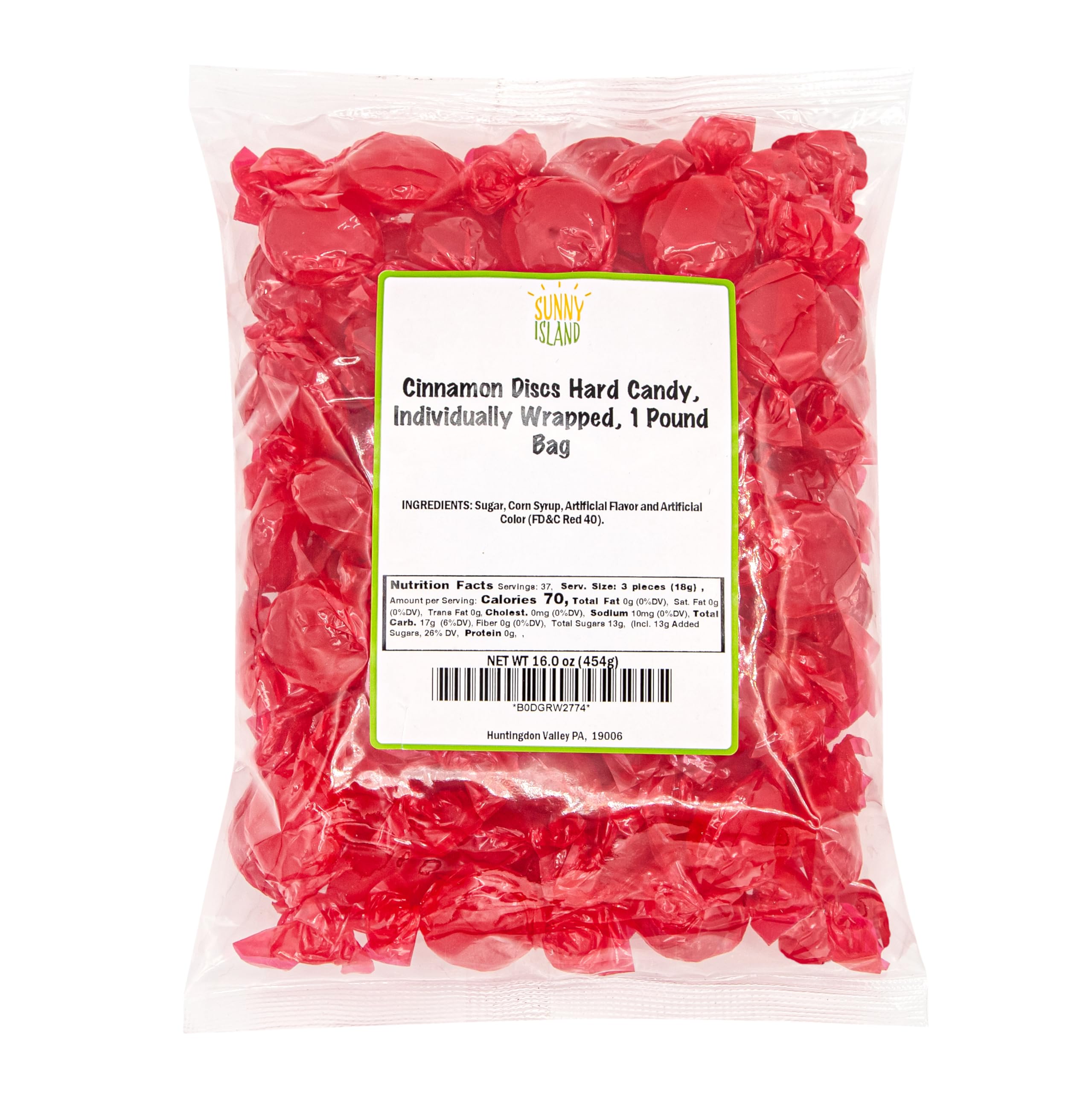 Sunny Island Cinnamon Discs party favors evoke nostalgia at gatherings.