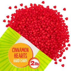 Sunny Island Cinnamon Hearts bulk display for parties and buffets.
