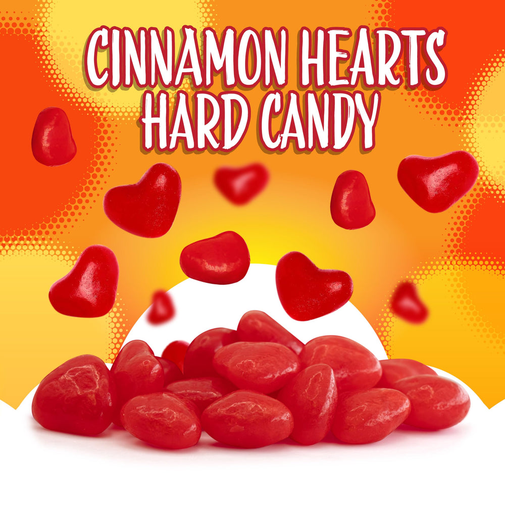 Cupcake decor with Sunny Island Cinnamon Hearts for spicy-sweet topping.