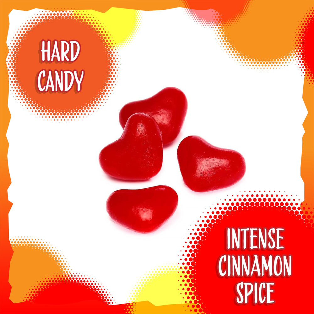 Sunny Island Cinnamon Hearts jar styled as a vibrant gift option.