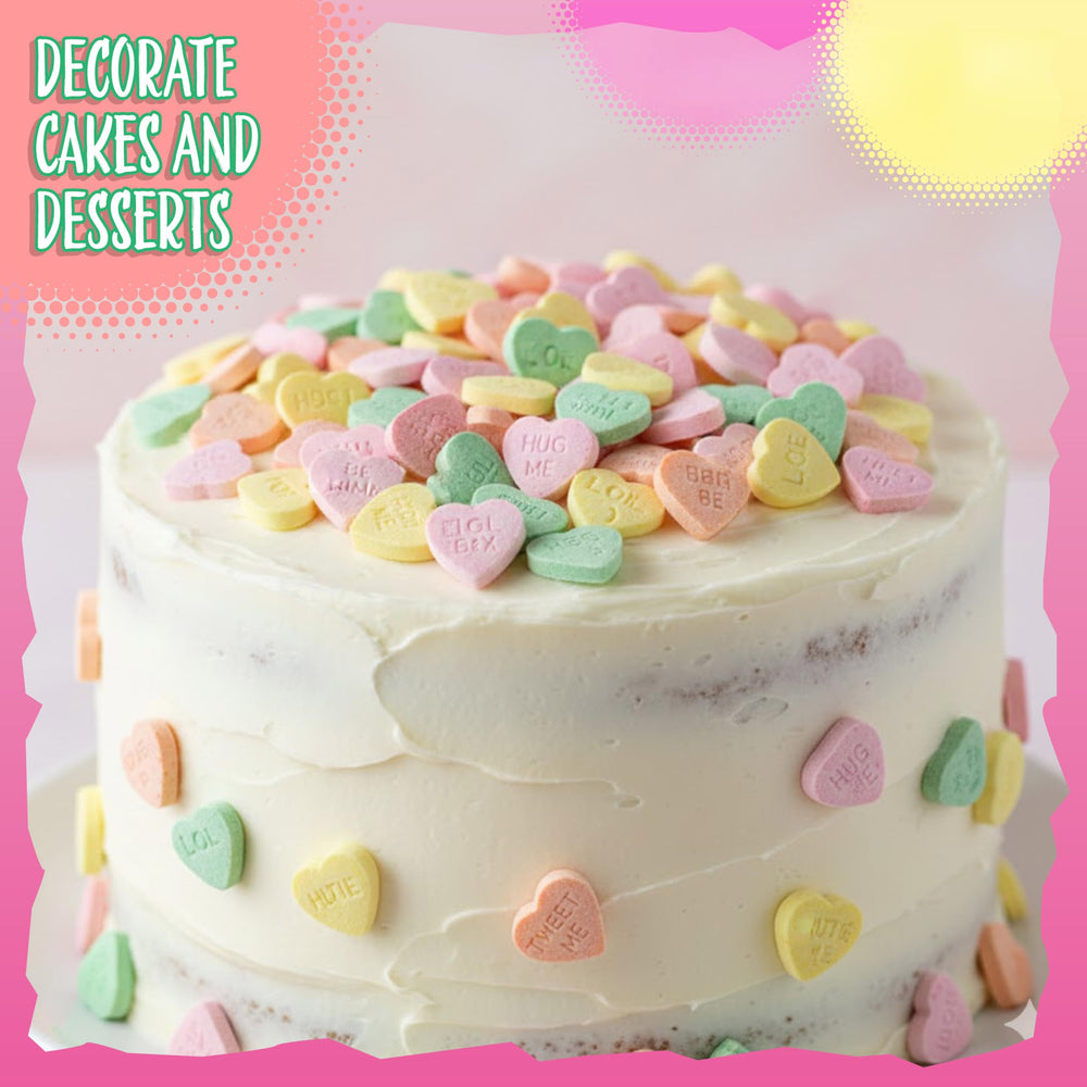 Sunny Island Conversation Hearts party favors ready for events and celebrations