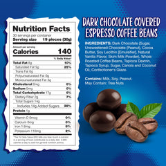 Glossy shell espresso beans showing rich chocolate coating