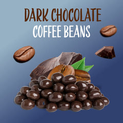 Espresso beans used as tiramisu topping for dessert elegance