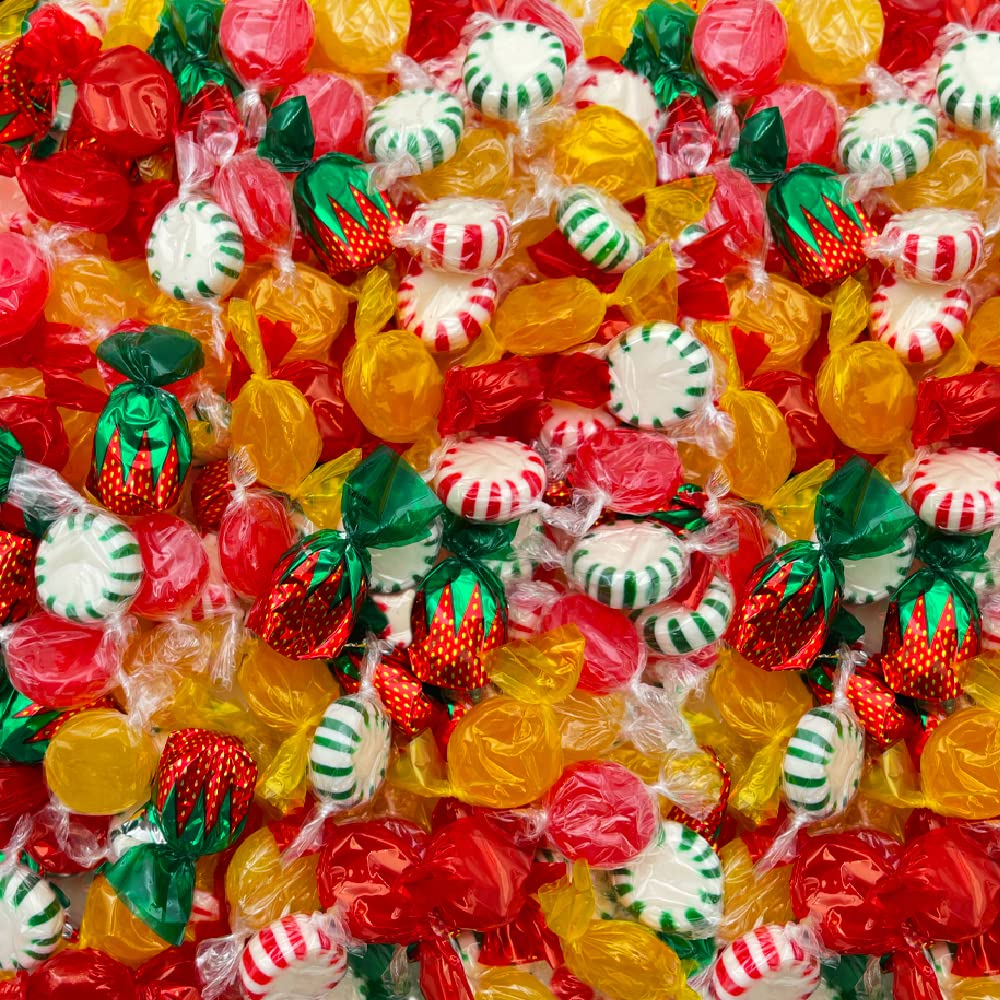 Sunny Island Hard Candy Assortment in a jar ready to share at the office