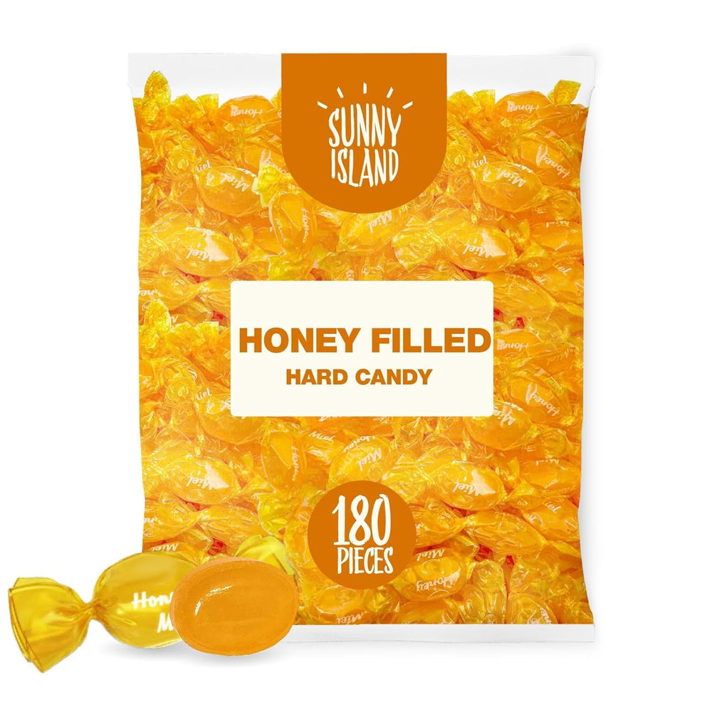 Sunny Island individually wrapped candy display, convenient for offices, schools, and gift baskets.