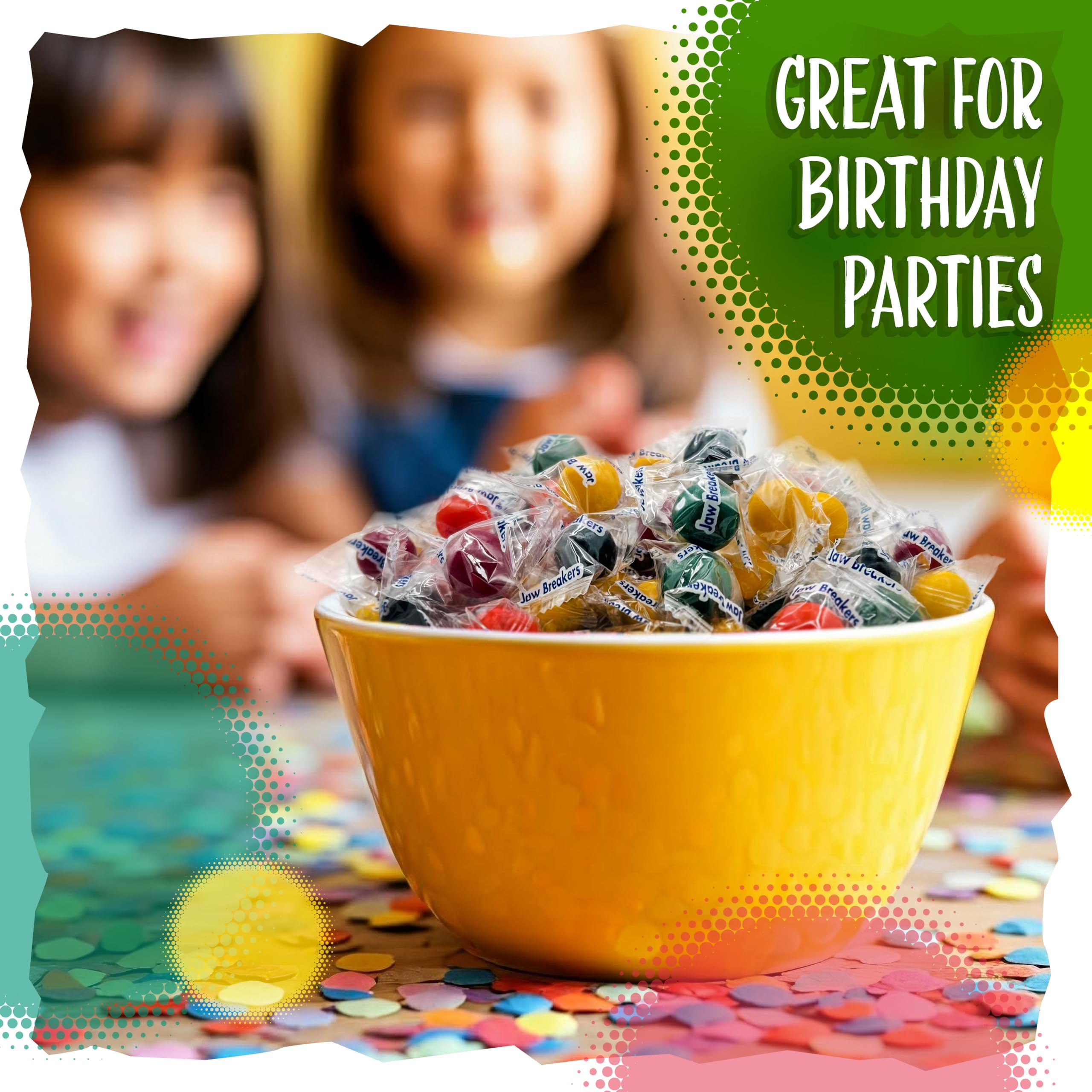 Sunny Island Jaw Breakers lemon flavor, zesty brightness that pairs with movie nights.