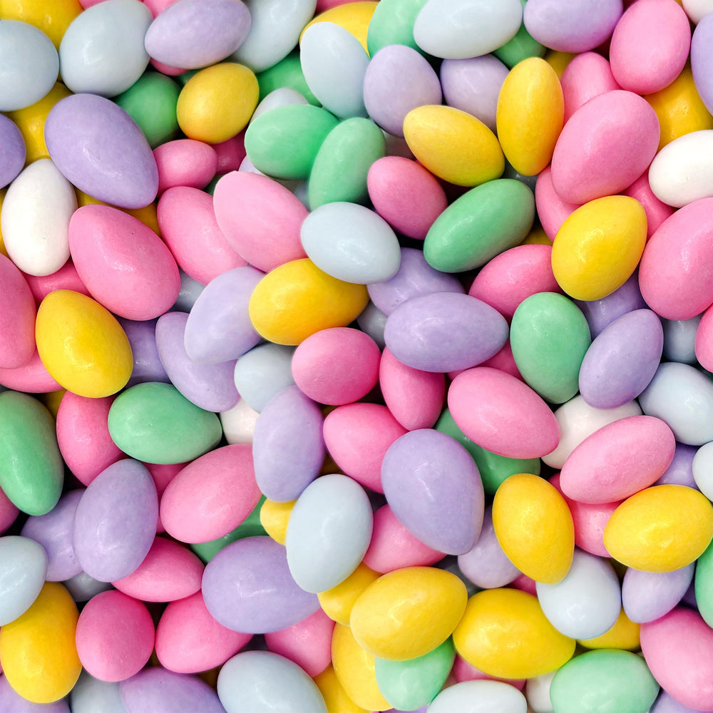 Sunny Island Jordan Almonds bag front view for elegant Easter treats
