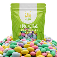 Sunny Island Jordan Almonds inside view showing roasted almond centers