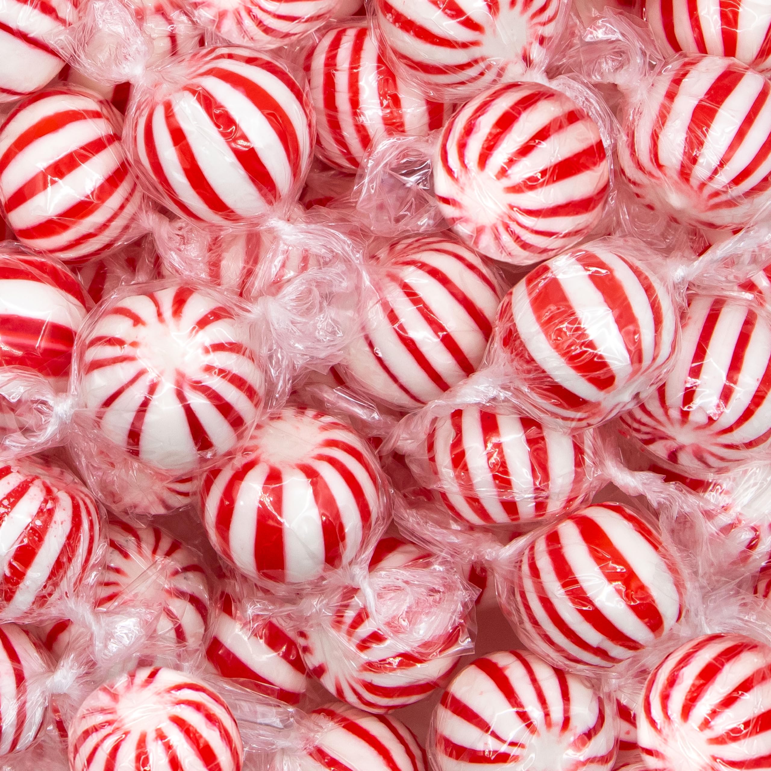 Sunny Island Jumbo Mint Balls bag view for festive peppermint snacking