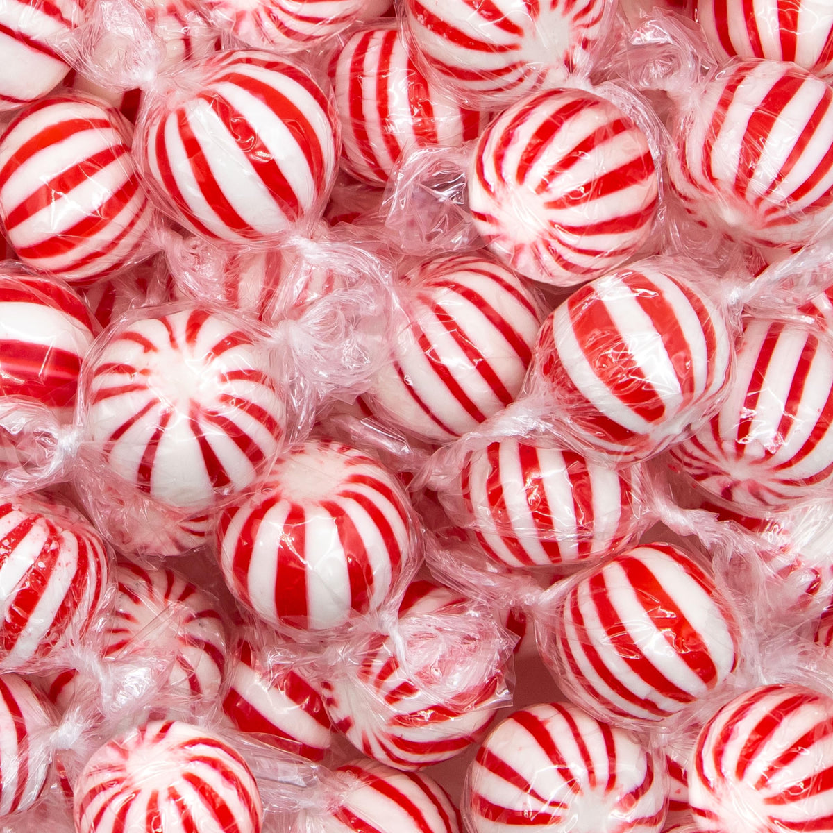 Sunny Island Jumbo Mint Balls bag view for festive peppermint snacking