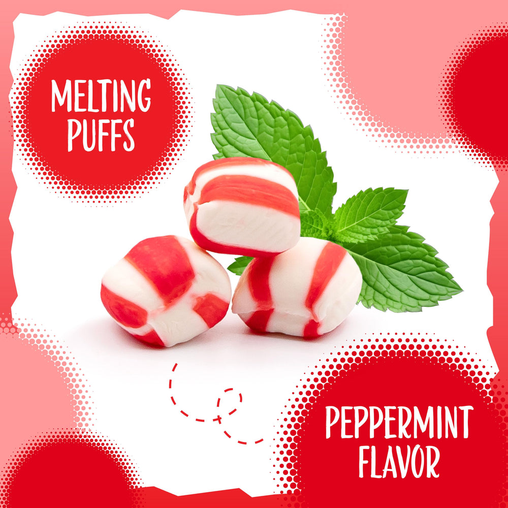 Sunny Island Peppermint Puffs for road trips, a refreshing pick-me-up.