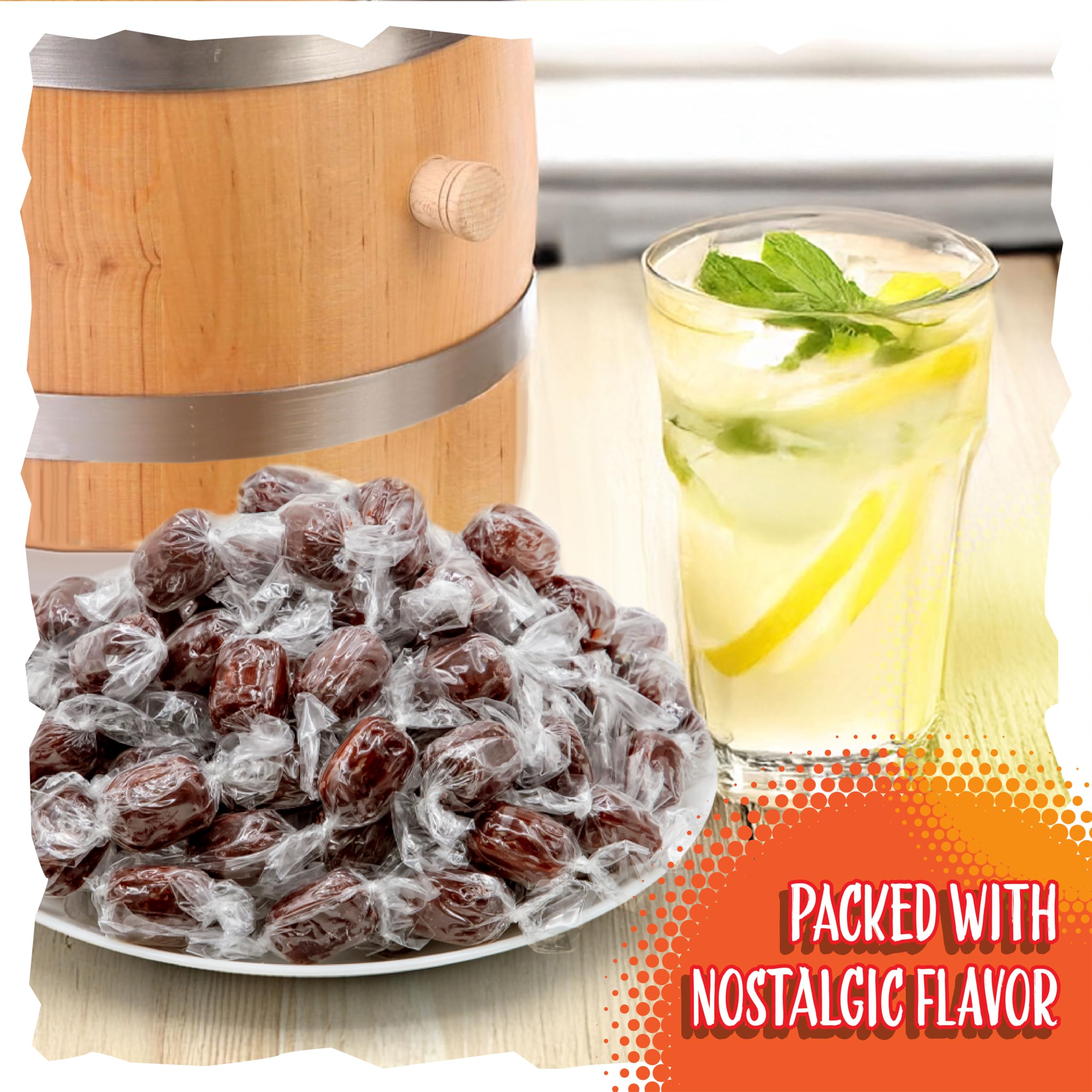 Sunny Island Root Beer Barrels compact size – on-the-go candy for travel.