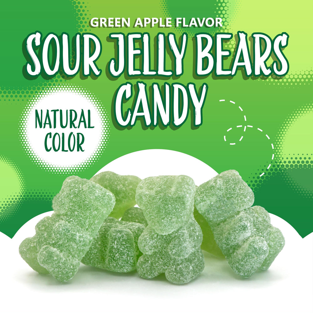 Sunny Island Sour Bears being used as dessert topping for fun, vibrant treats