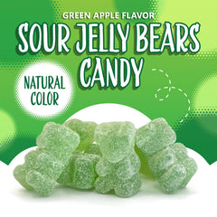 Sunny Island Sour Bears being used as dessert topping for fun, vibrant treats