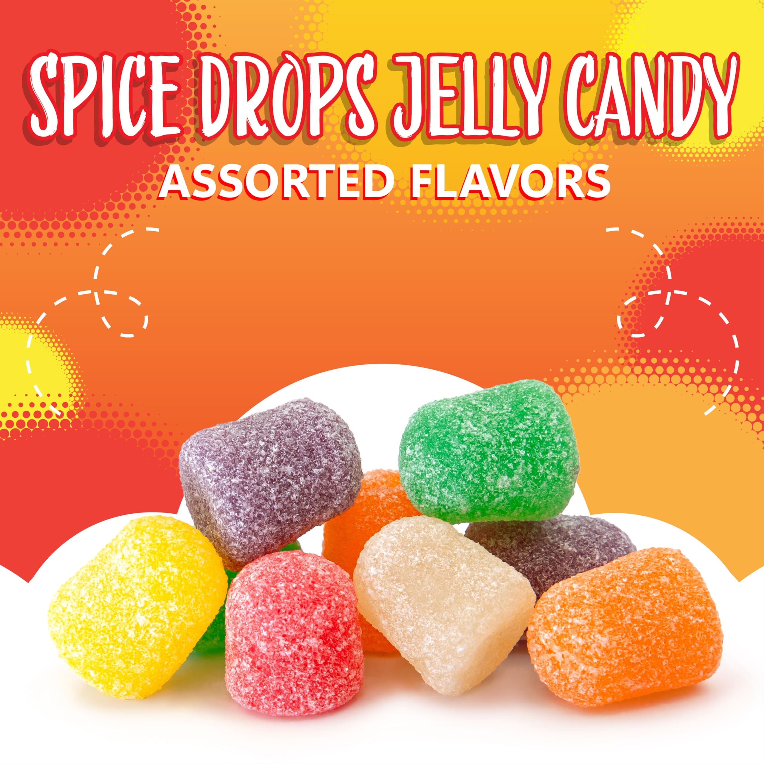 Sunny Island Spice Drops as cupcake topping adds color and flavor