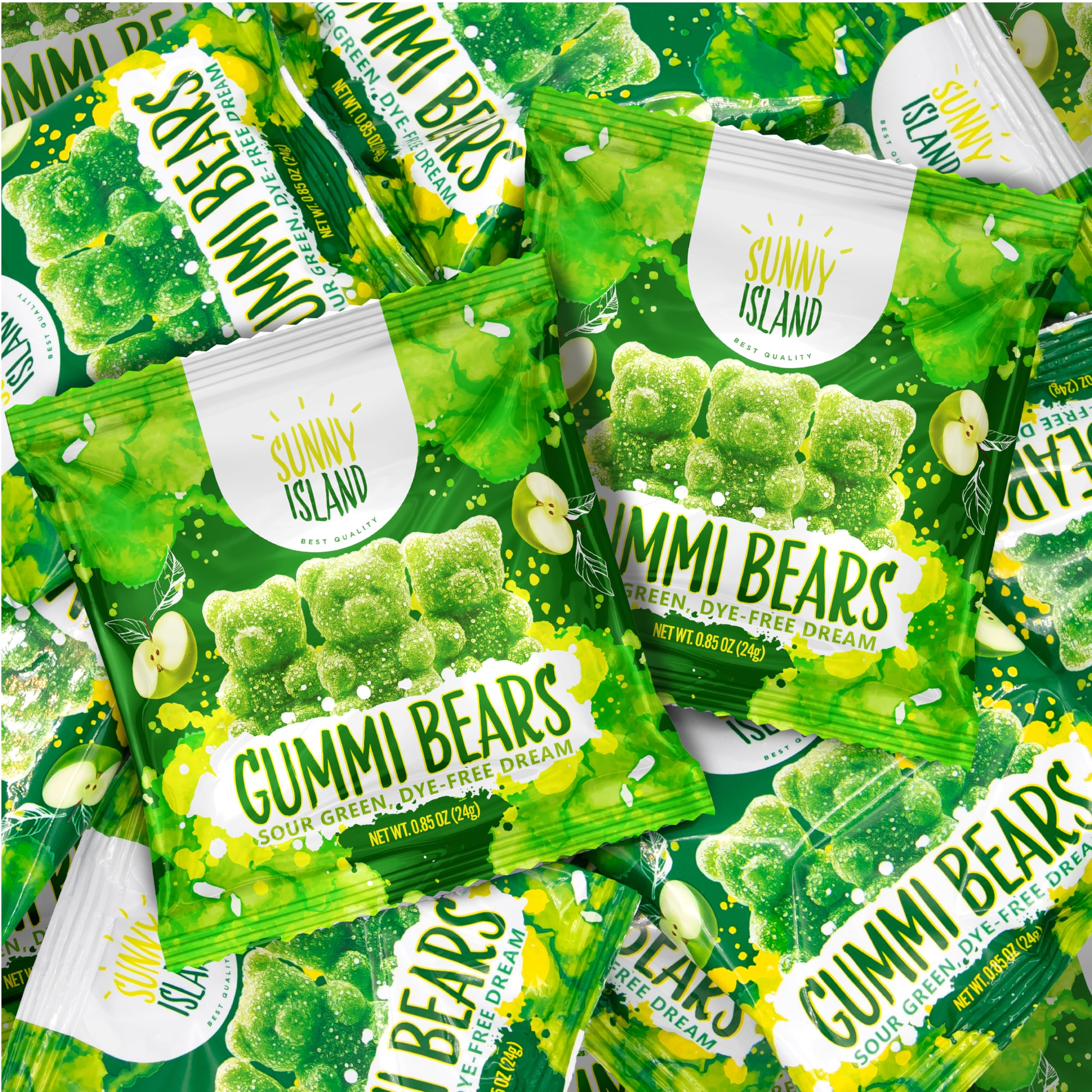 Sunny Island St Patrick's Day display features festive green candy
