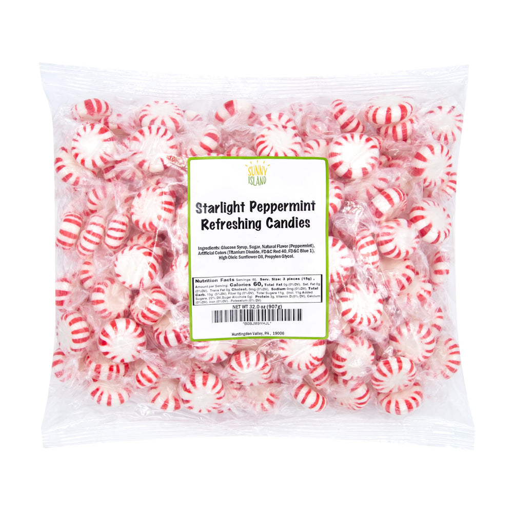 Sunny Island Starlight Peppermint Mints add color to gift bowls and events